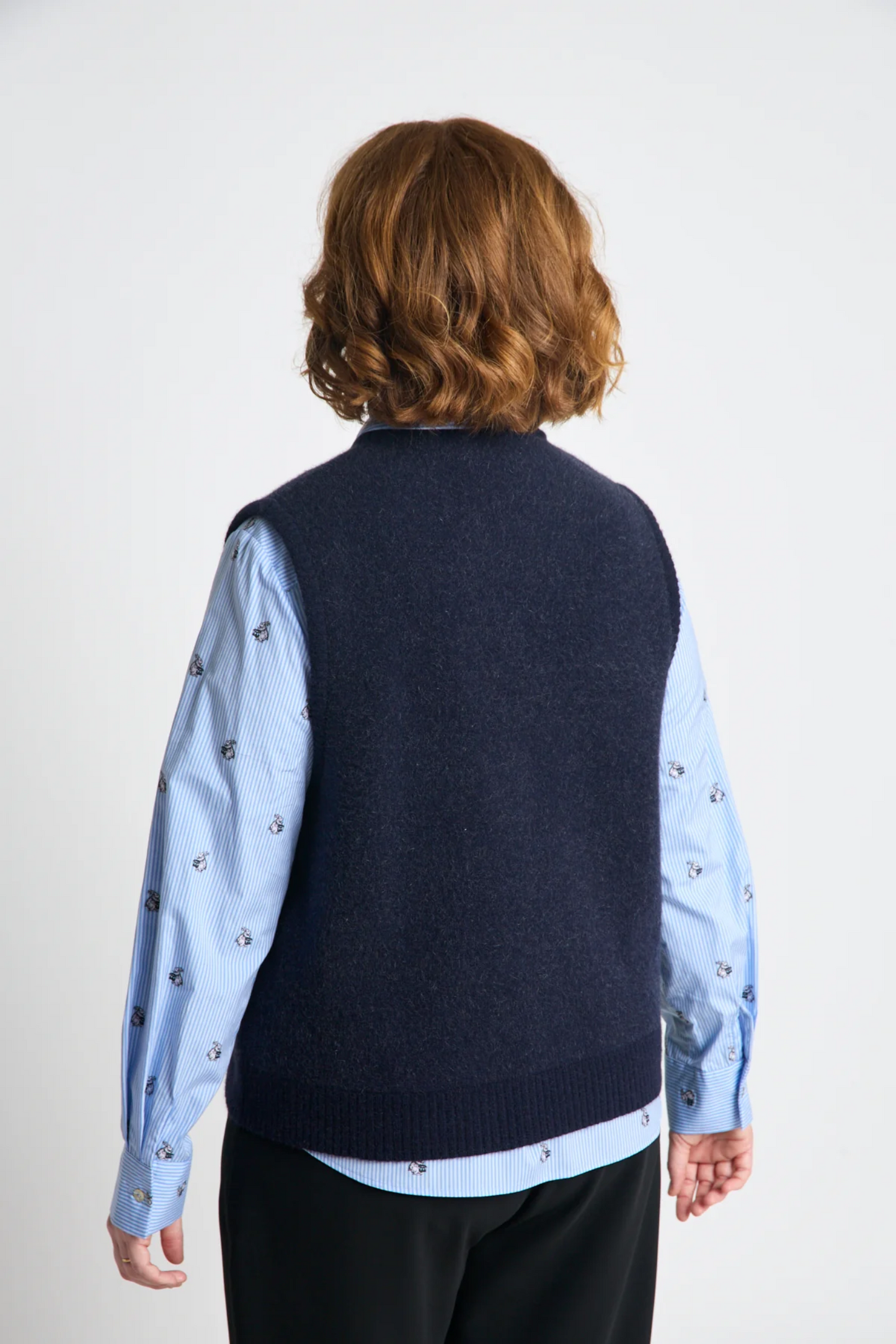 Twenty-Seven Names Deep Kick Vest - Navy