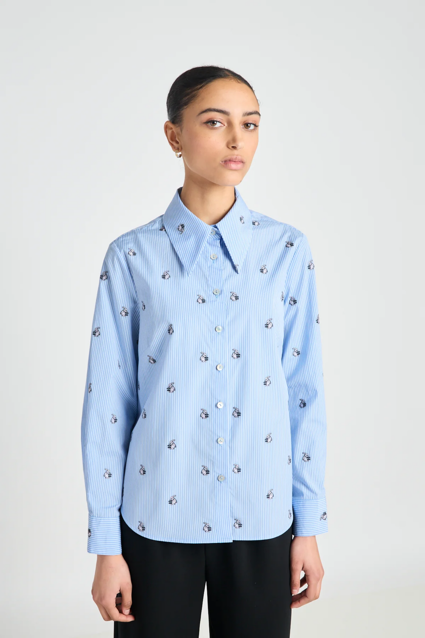 Twenty-Seven Names New Beginnings Shirt - Blue Bunny Stripe