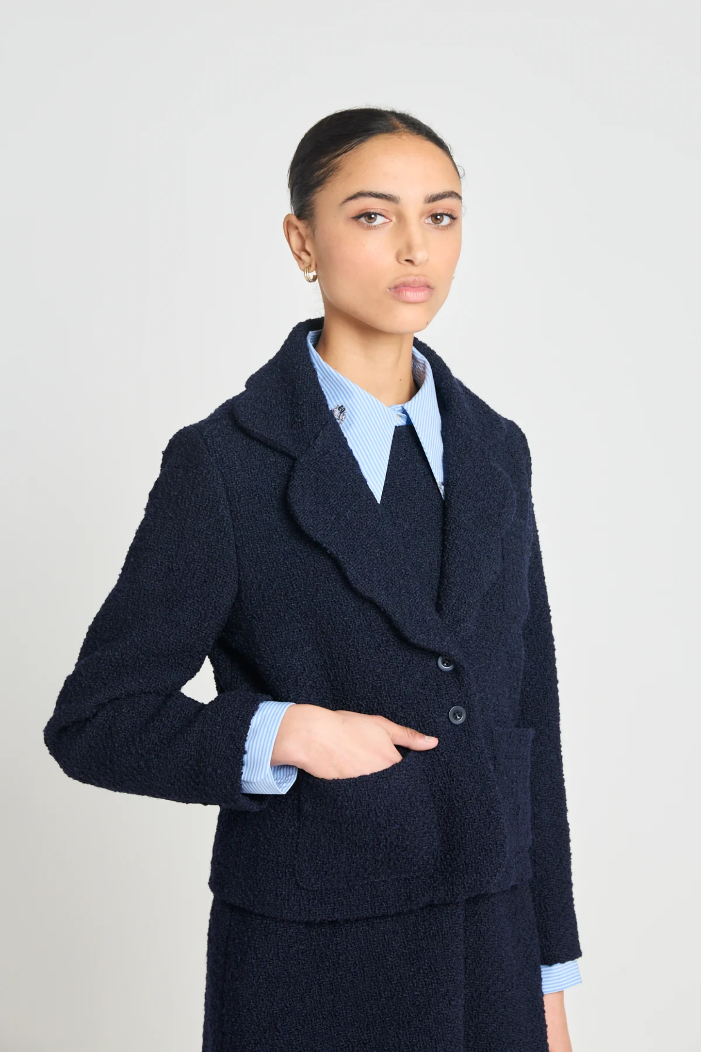Twenty-Seven Names Theory Blazer - Navy