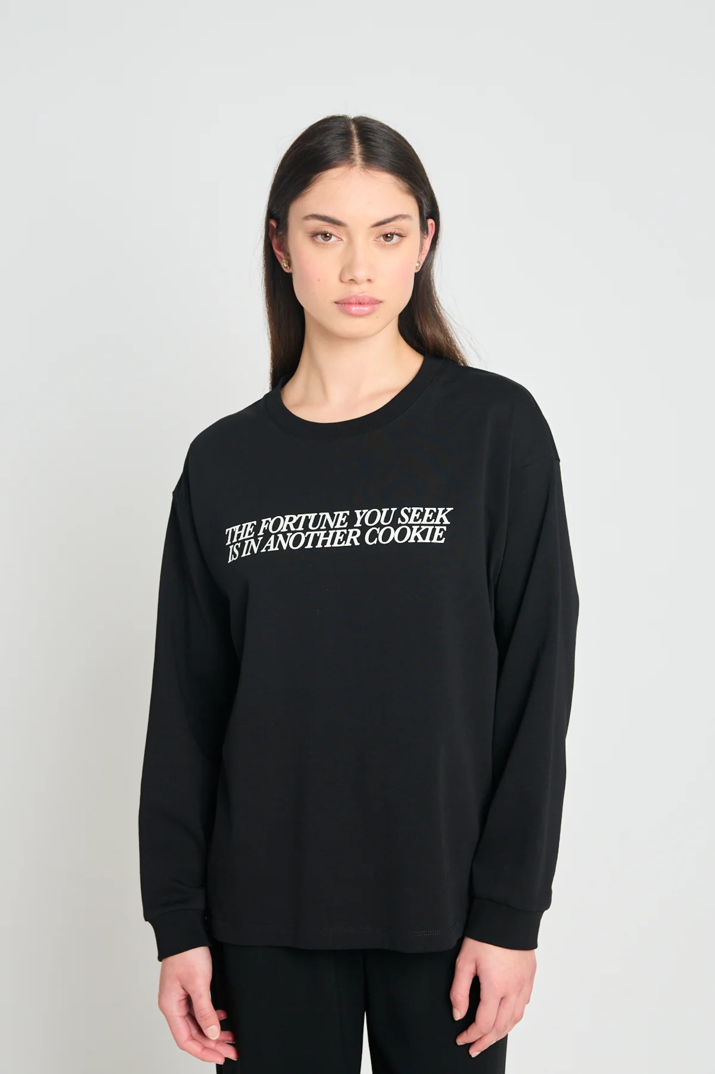 Twenty-Seven Names Takeaways Long-Sleeved Top - Black