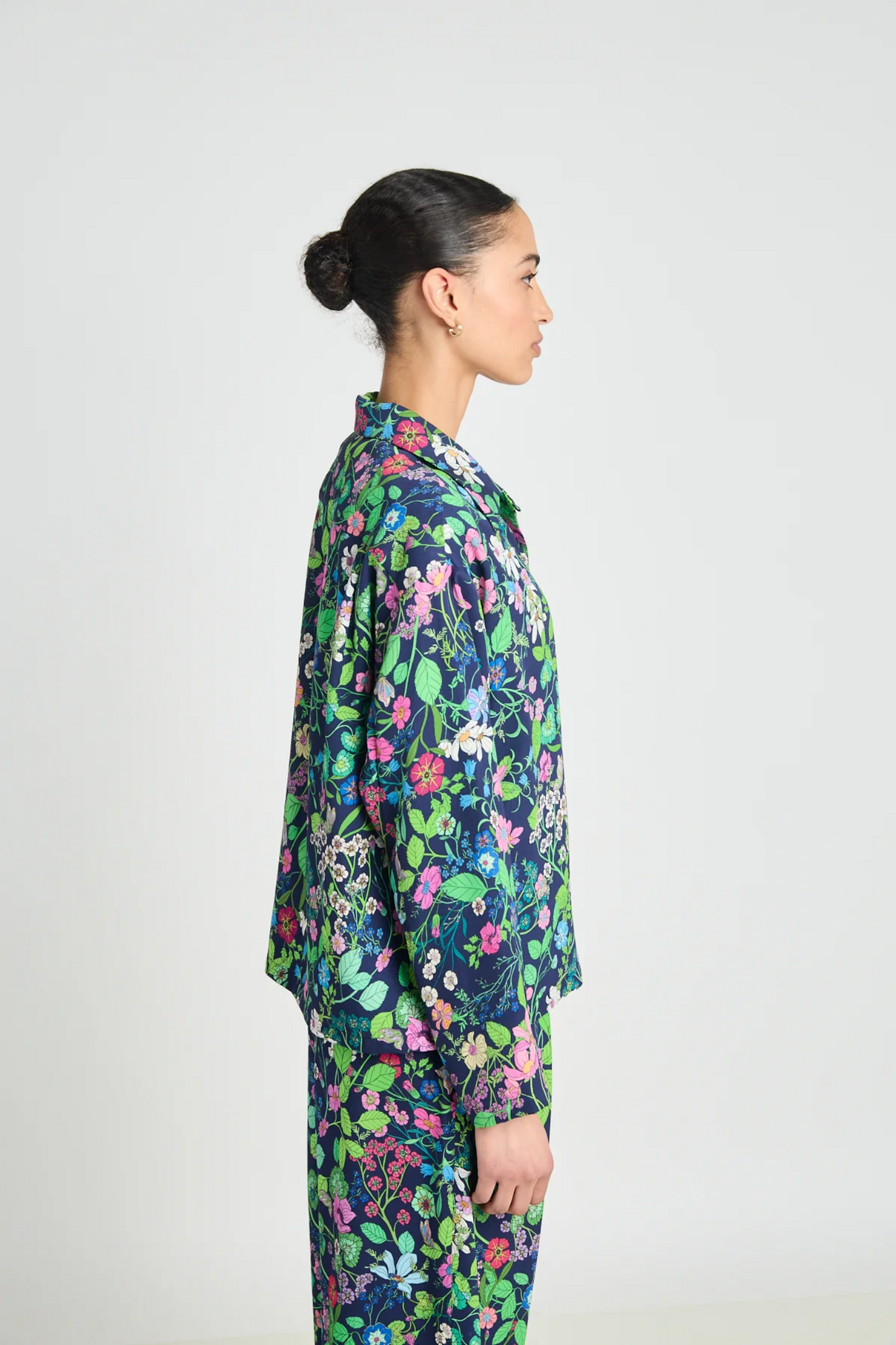 Twenty-Seven Names Expectations Shirt - Navy Floral