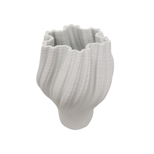 Le Forge 3D Vase 3 - Arctic White (DCO-10)