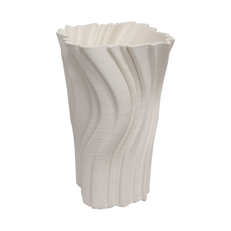 Le Forge 3D Vase 10 - White (DCO-17)