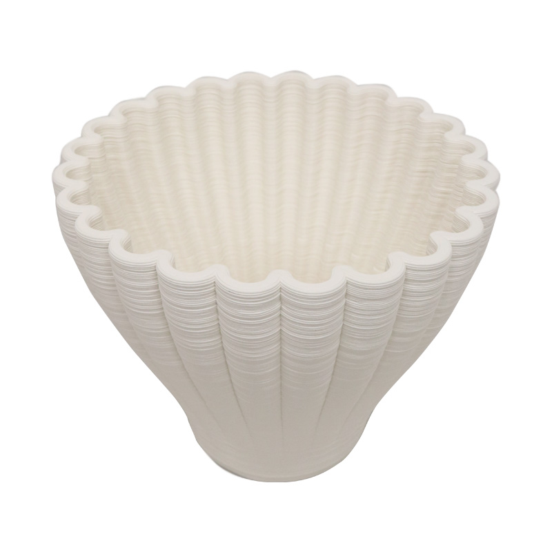 Le Forge 3D Vase 16 - White (DCO-23)