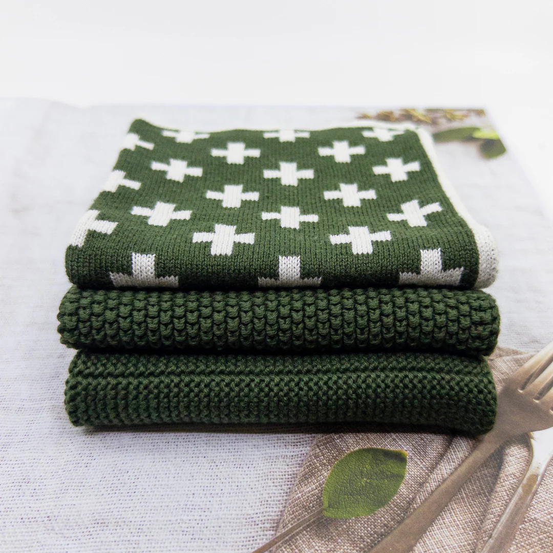 Ecovask Dishcloth Variety 3pk - Forest+