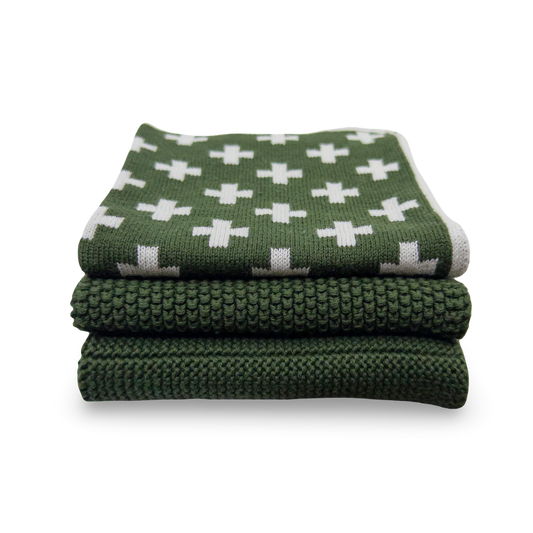 Ecovask Dishcloth Variety 3pk - Forest+