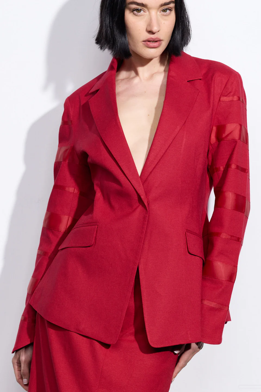 Dref By D Morag Jacket - Red