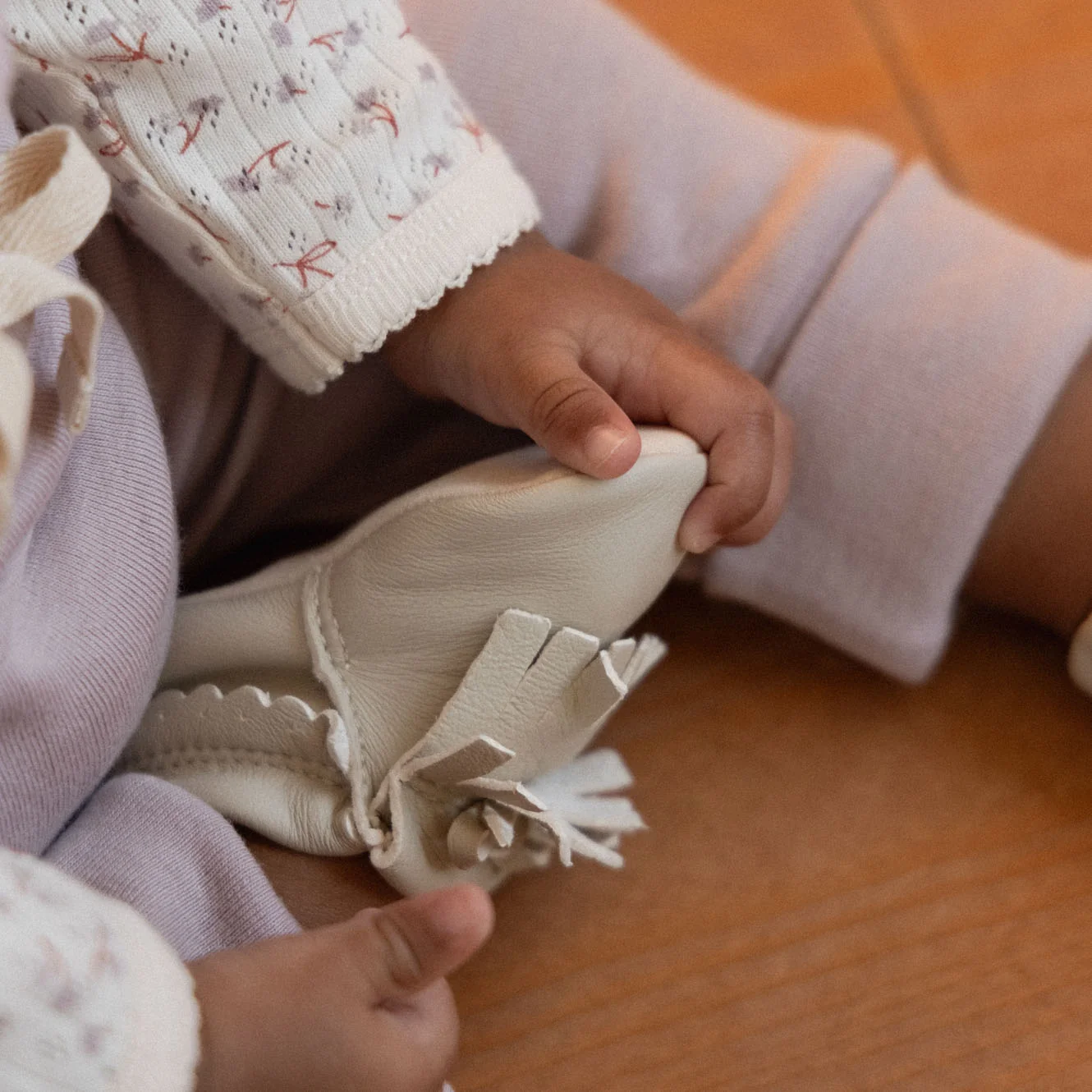 Nature Baby Drawstring Pants - Lilac