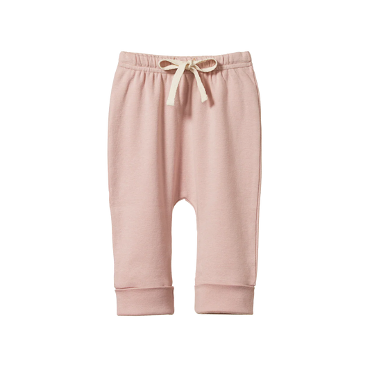 Nature Baby Drawstring Pants - Rose Dust