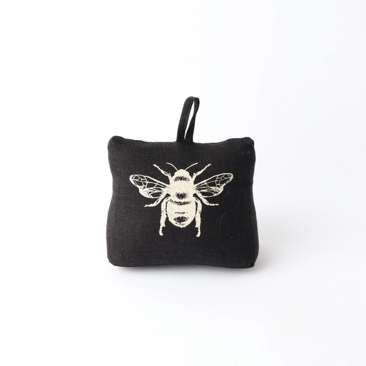 Le Forge Bee Doorstop - Linen Look Black