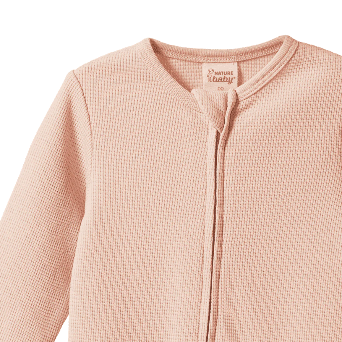 Nature Baby Dreamlands Suit Waffle - Rose Dust