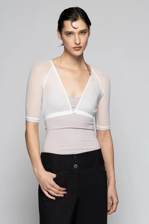 Dogstar Bastion Mesh V Top - Ivory