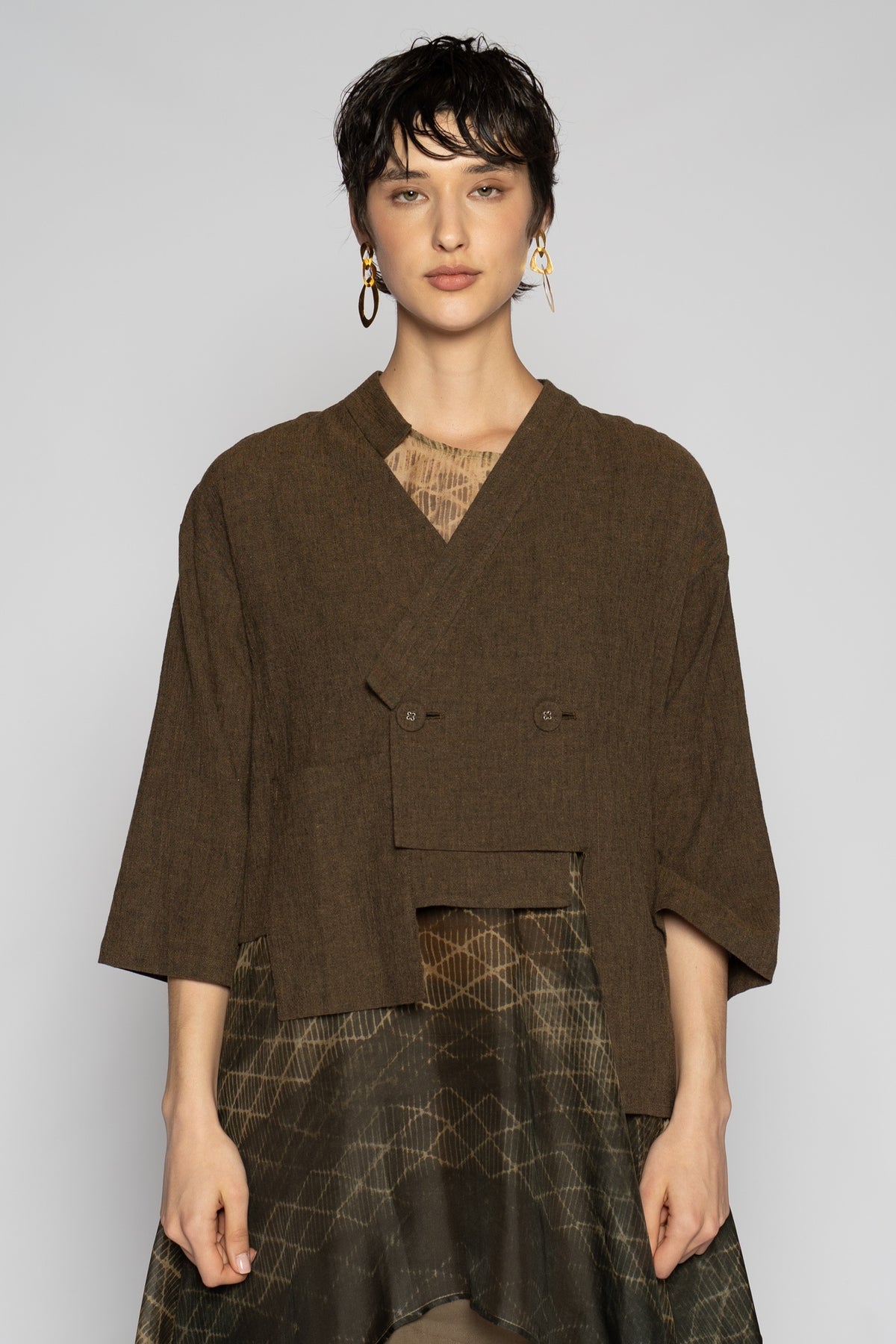 Dogstar Melange Short Jacket - Truffle