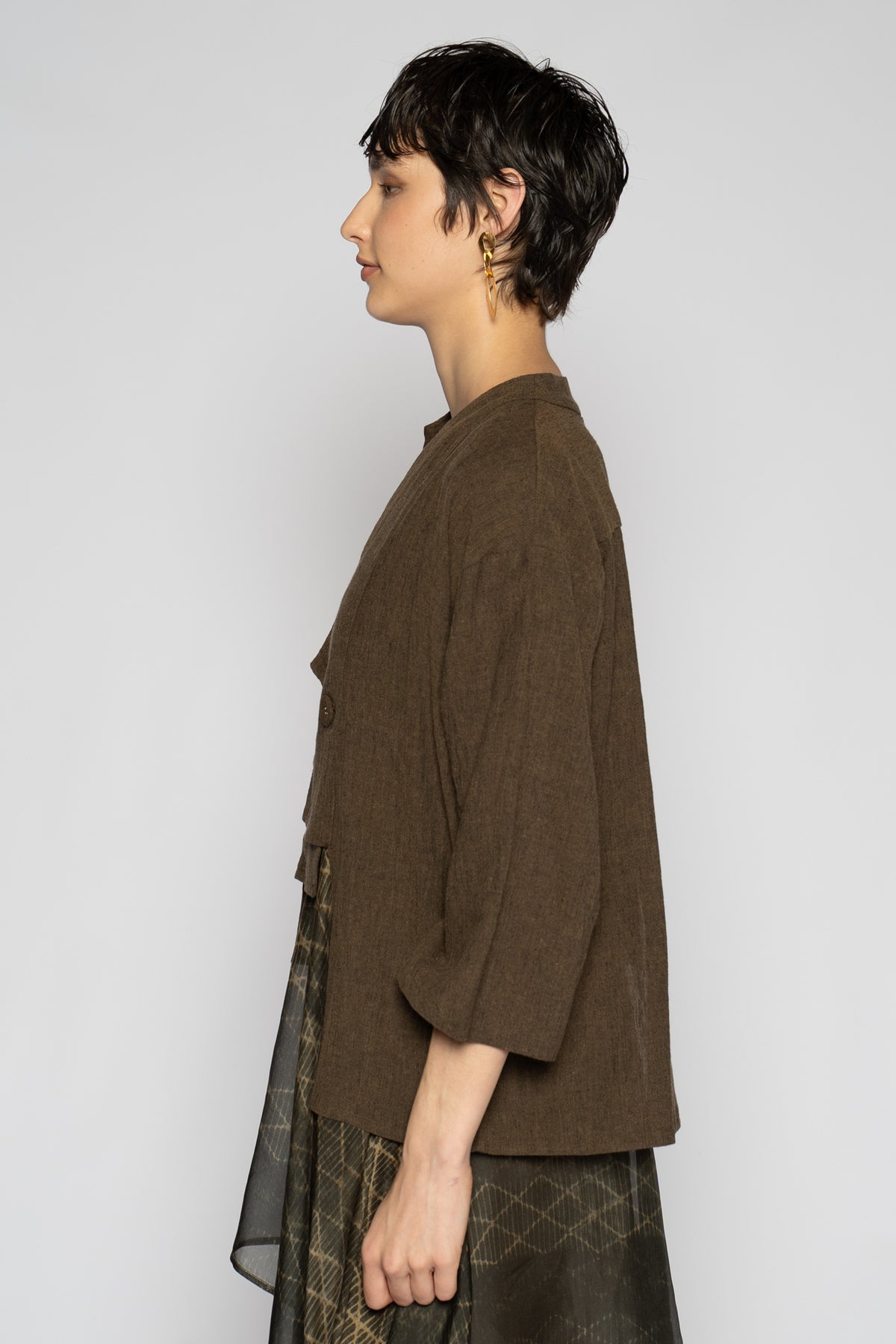 Dogstar Melange Short Jacket - Truffle