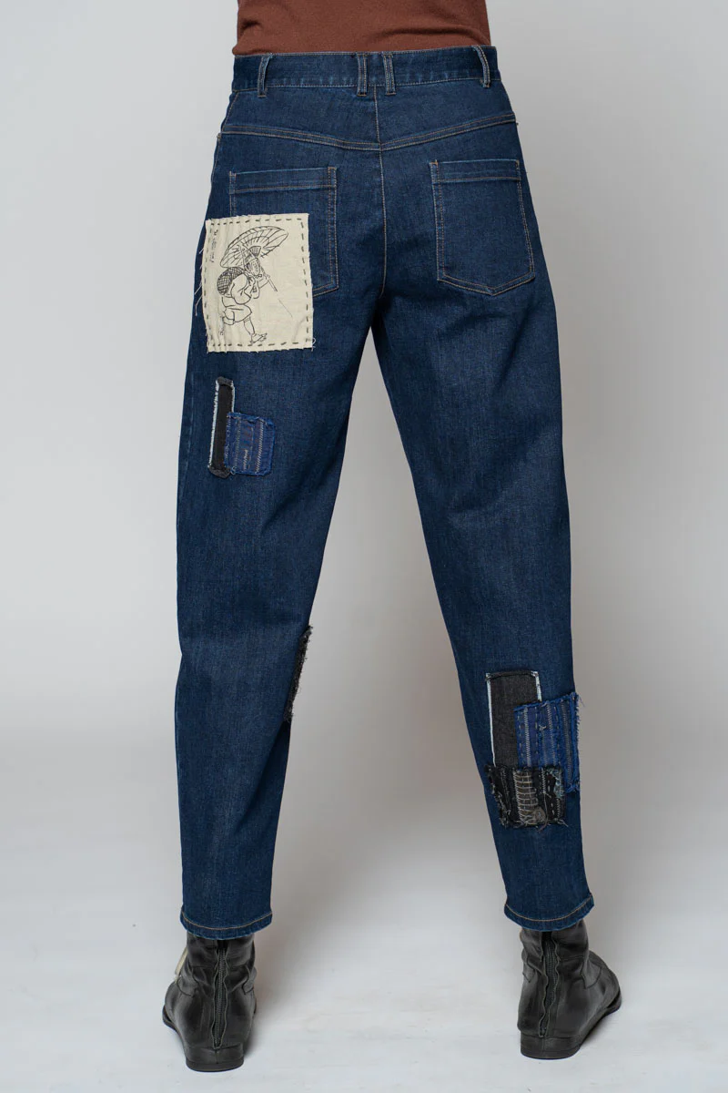 Dogstar Furu Patch Pants - Indigo Denim