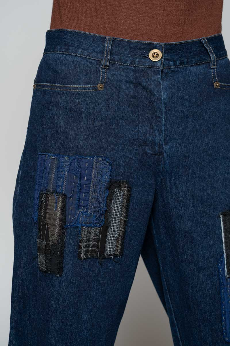 Dogstar Furu Patch Pants - Indigo Denim