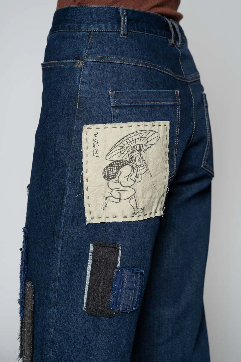 Dogstar Furu Patch Pants - Indigo Denim
