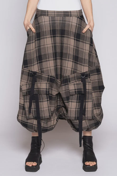 Dogstar Arya Tuck Skirt - Truffle