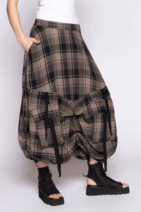 Dogstar Arya Tuck Skirt - Truffle