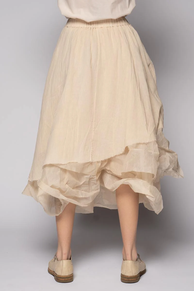 Dogstar Kina Gather Skirt - Natural
