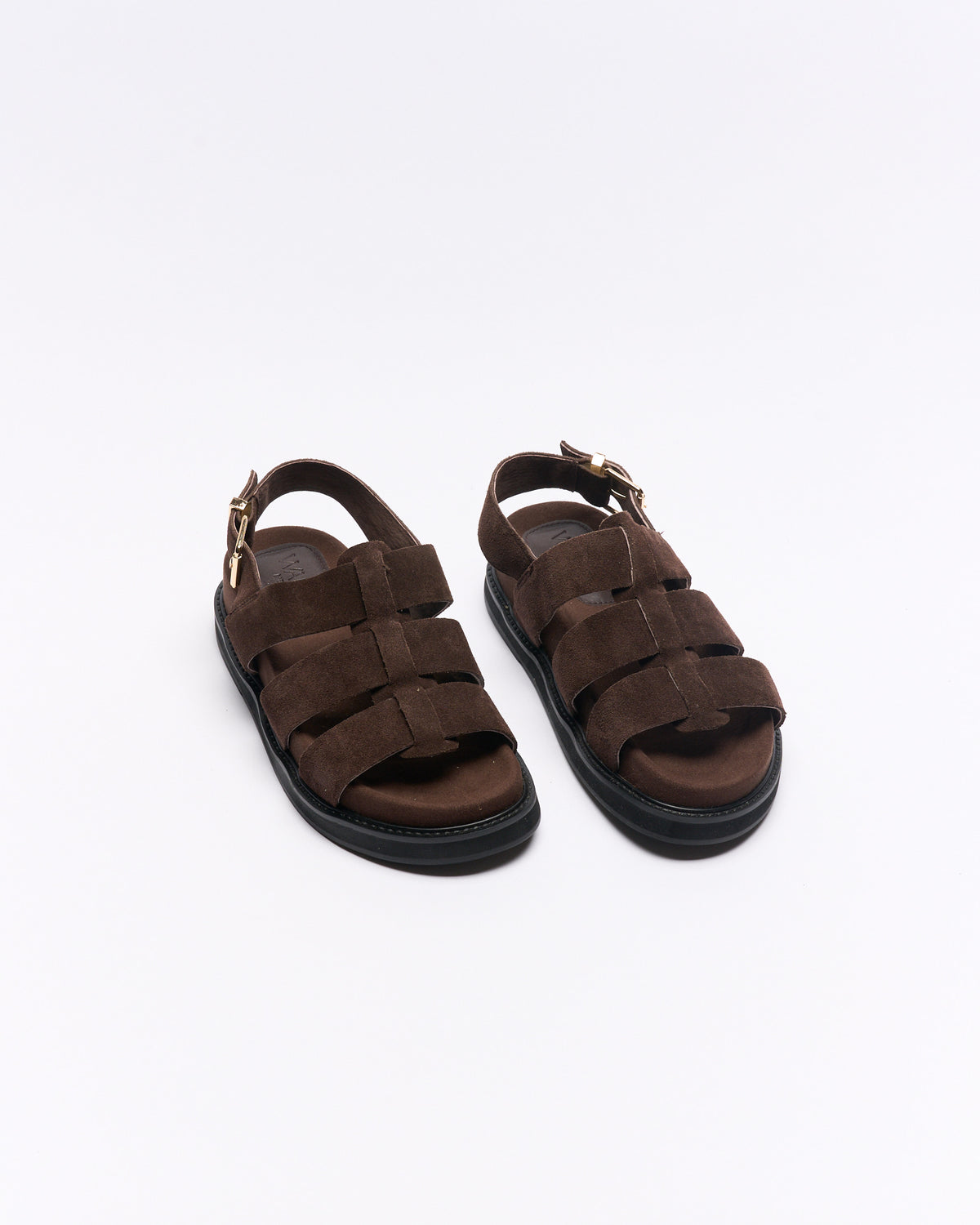Walnut Dakota Leather Sandal - Chocolate