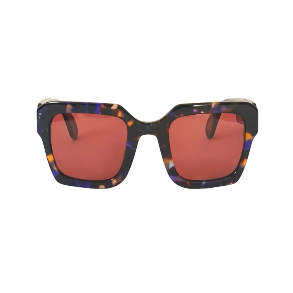 AGE Damage Sunglasses - Indigo Tort w Brown