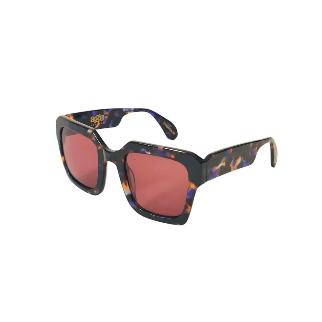 AGE Damage Sunglasses - Indigo Tort w Brown