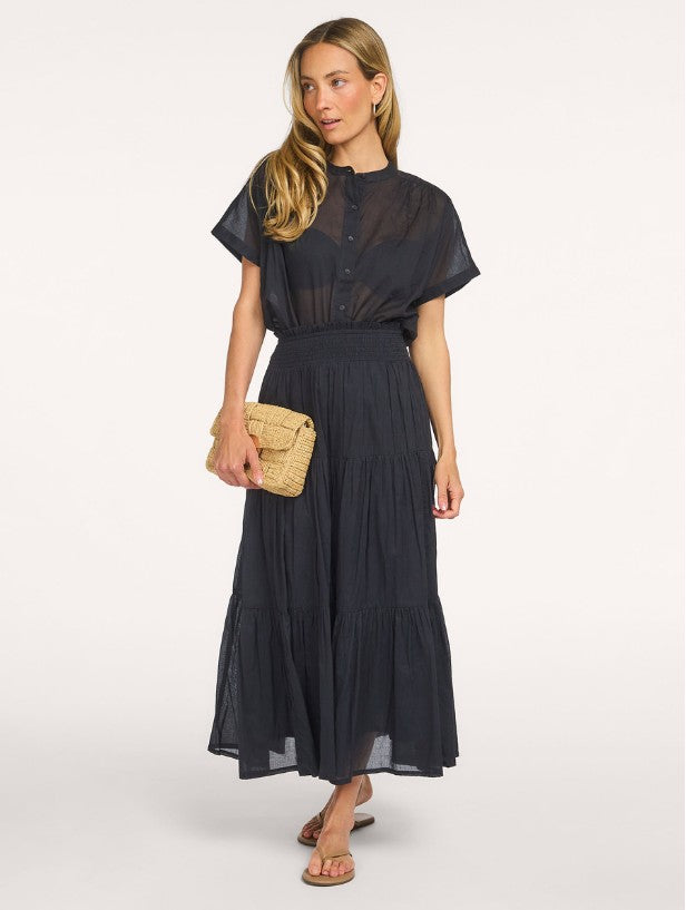 Lollys Laundry Mya Shirt SS - Washed Black