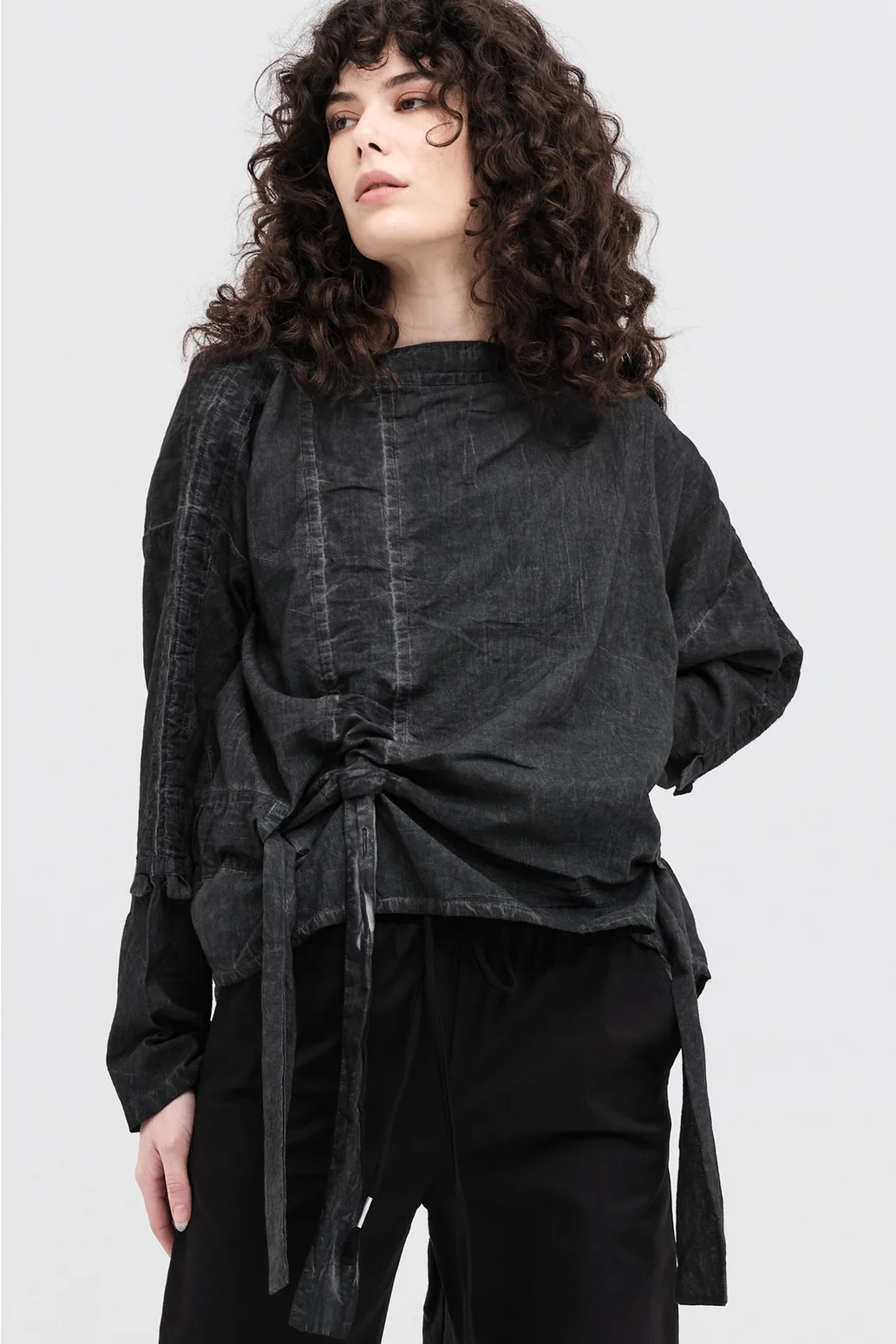 Taylor Diffused Exhibition Sweater - Blackened Grey