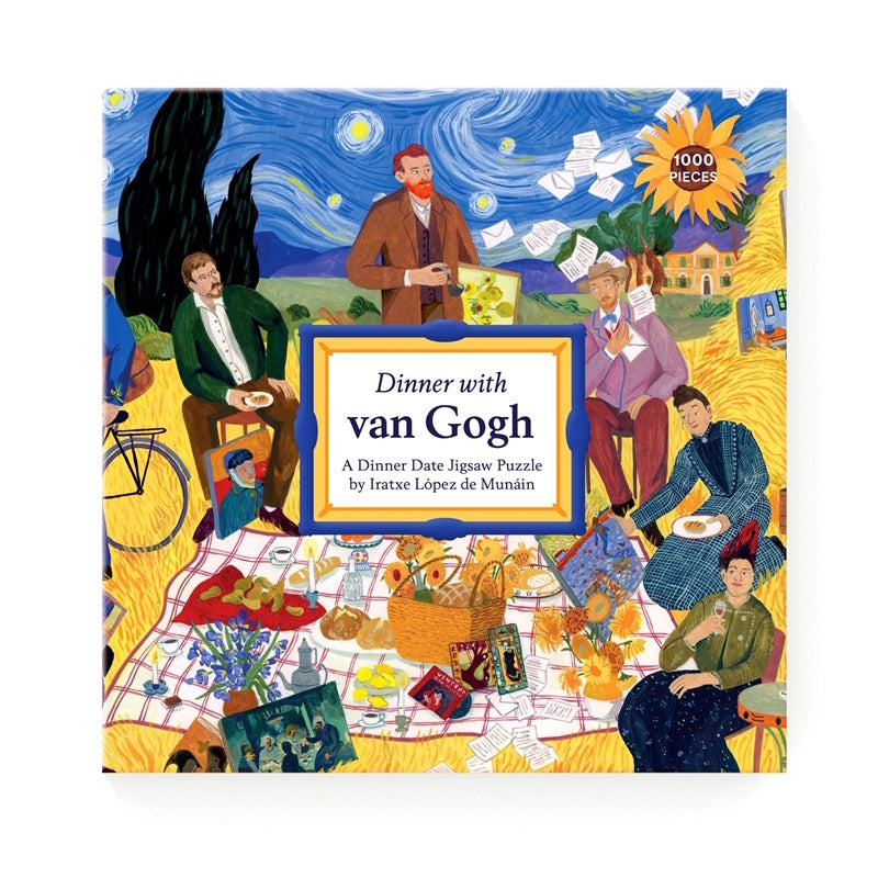 Dinner with Van Gogh 1000 Piece Jigsaw Puzzle