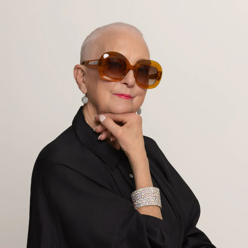 Happy To Sit On Your Face Discernment Sunglasses - Burnt Orange