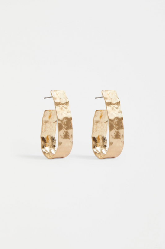 Elk Gild Large Hoop Earring - Gold