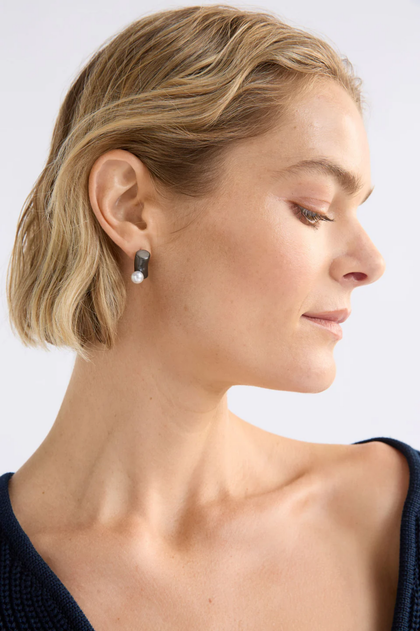 Elk Ahas Stud Earring - Gold