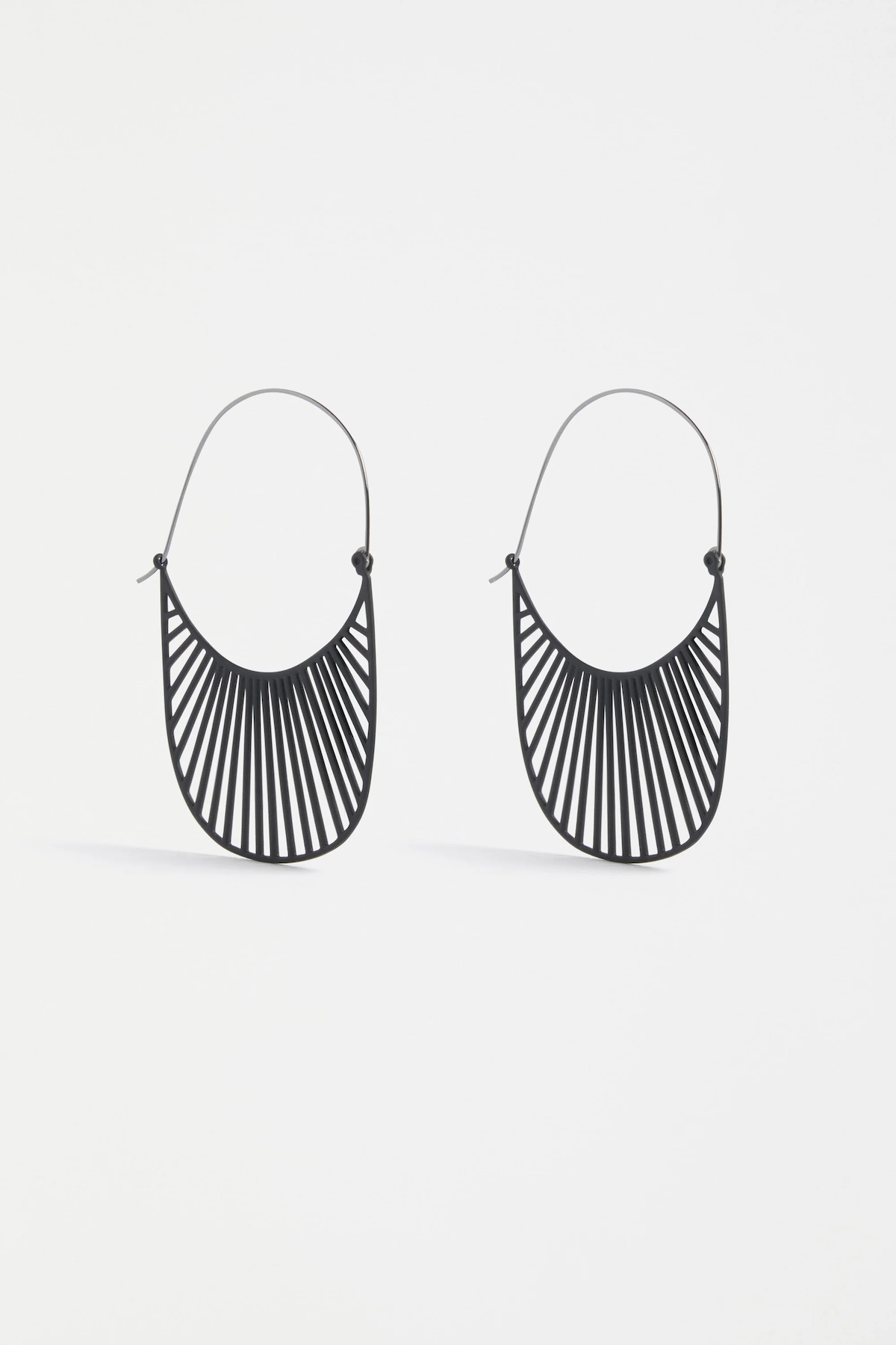 Elk Solsken Large Hoop Earring - Black