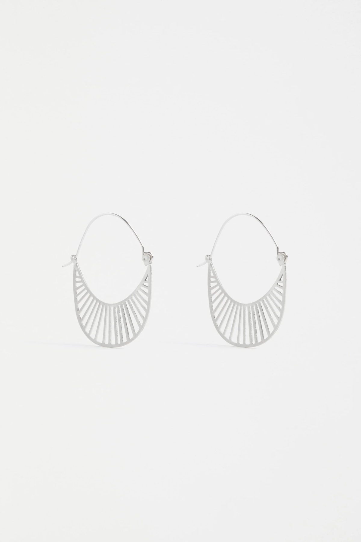 Elk Solsken Small Hoop Earrings - Silver