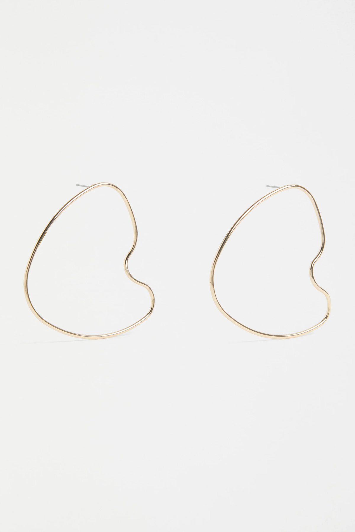 Elk Hartt Large Drop Earrings - Gold