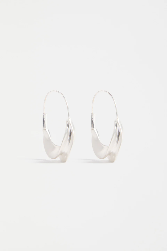 Elk Siita Hoop Earring - Silver