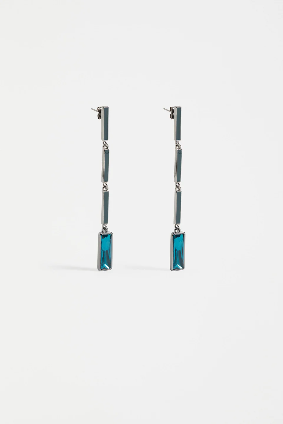 Elk Ival Long Drop Earring - Peacock