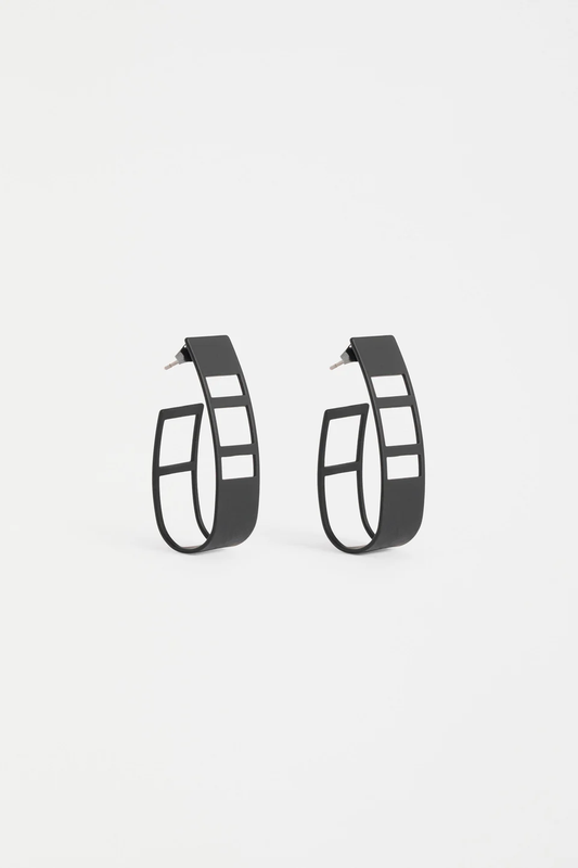 Elk Skeni Earring - Black