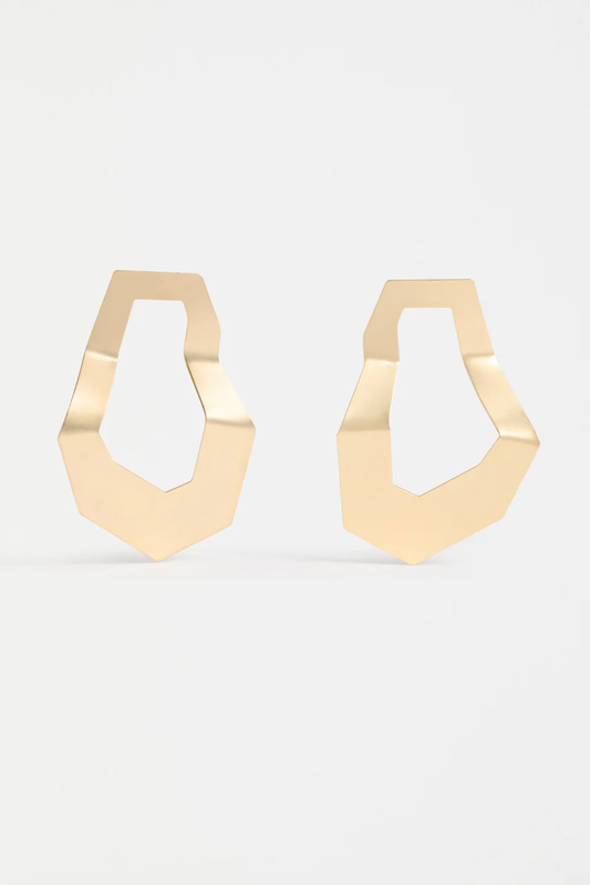 Elk Delka Drop Earring - Gold