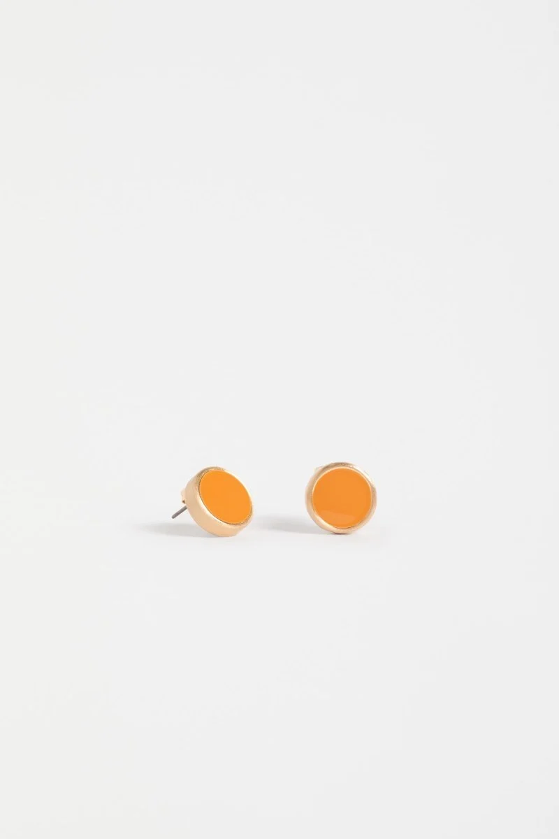 Elk Malj Small Stud Earring - Orange