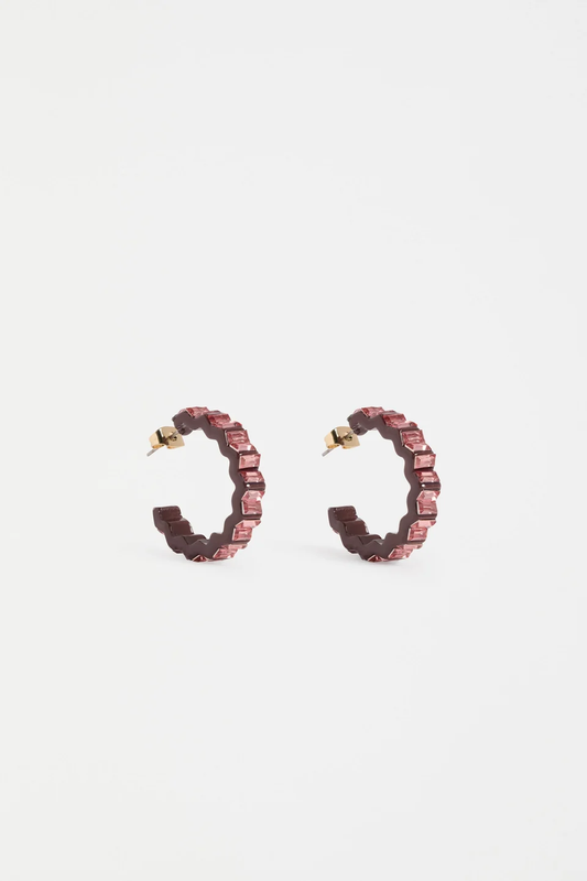 Elk Jolle Hoop Earring - Espresso