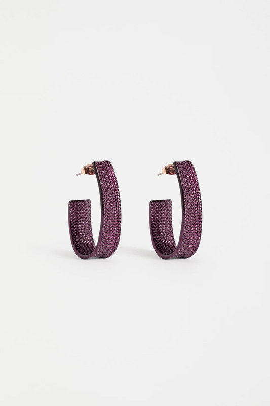 Elk Glynn Large Hoop Earring - Shiraz