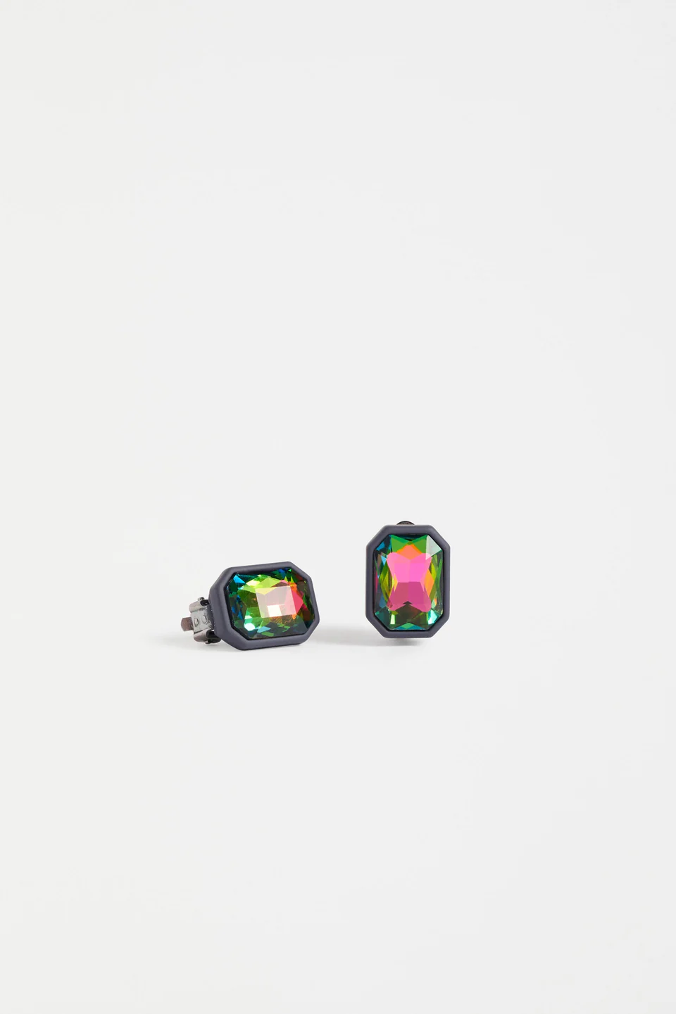 Elk Jule Clip-On Earring - Iridescent Green