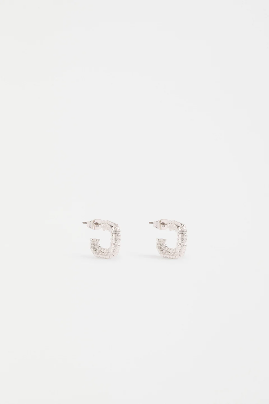 Elk Hiva Mini Hoop Earring - Silver