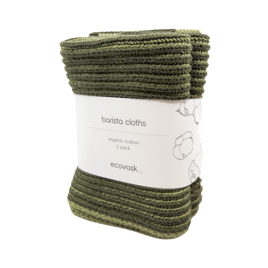 Ecovask Barista Cloths 2pk - Olive