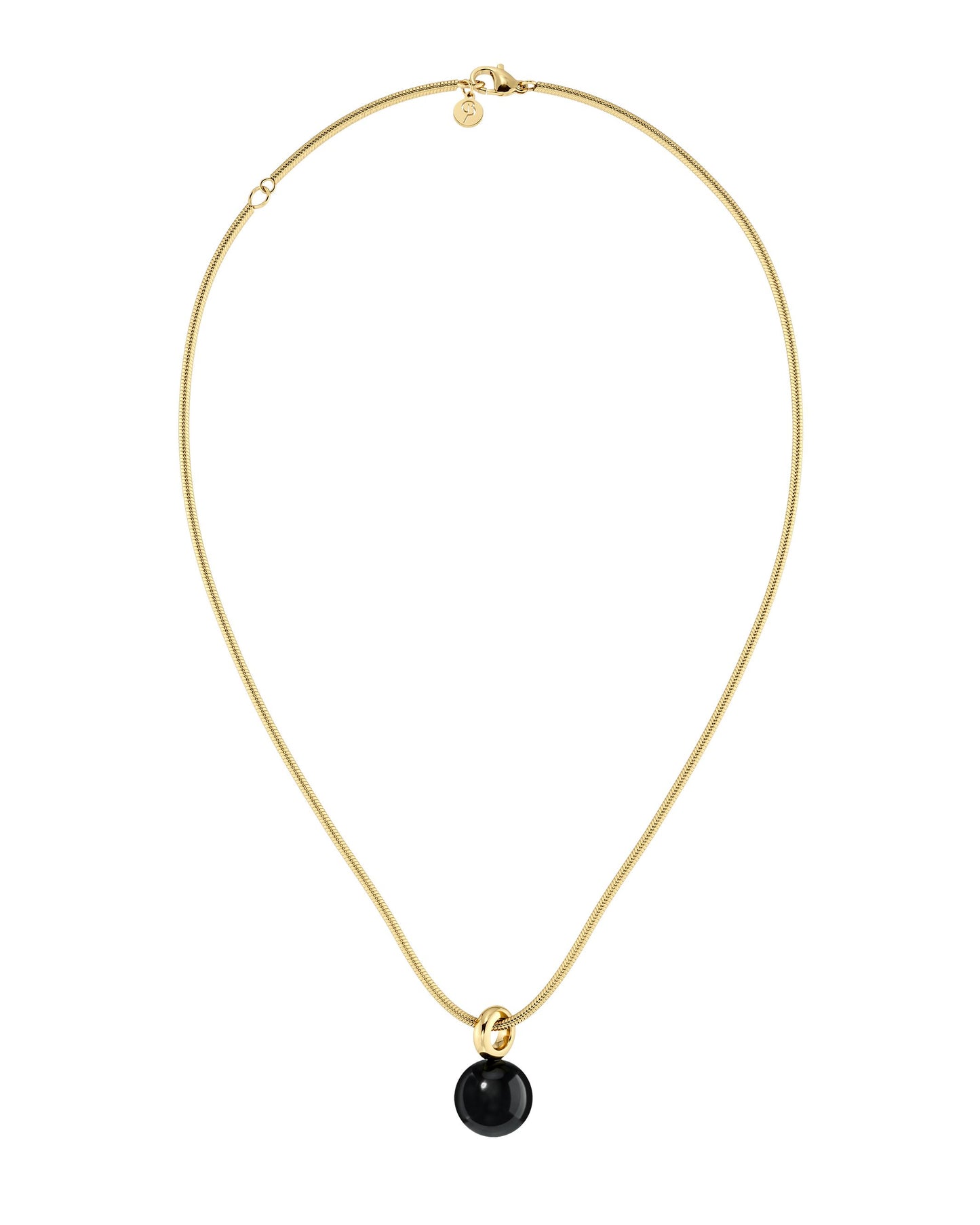 EDBLAD Aura Necklace L - Black Gold