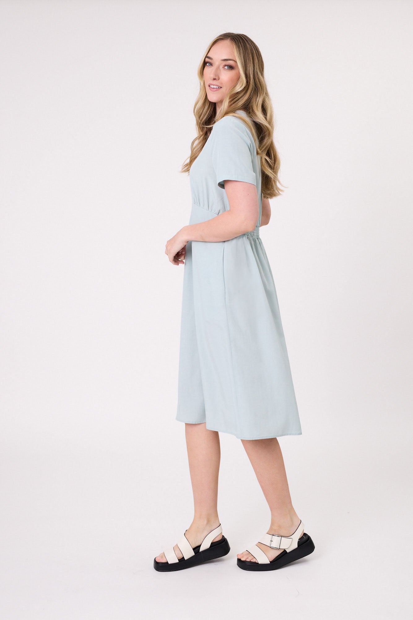 Lemon Tree Emilia Dress - Aqua