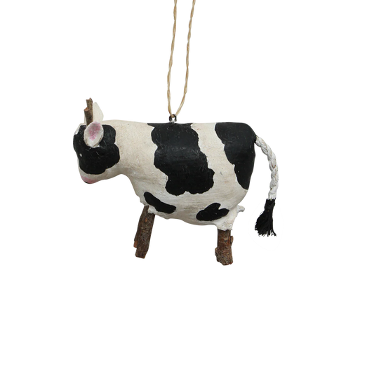 French Country Canvas Hanging Cow Decoration