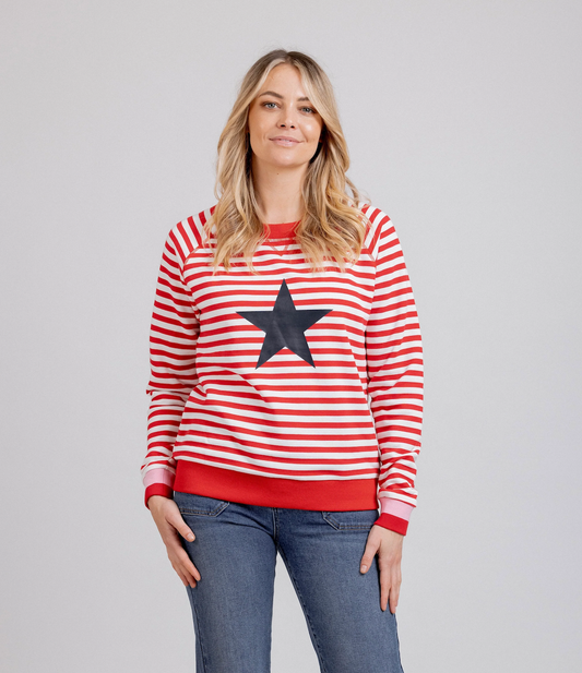 Mi Moso Striped Delight - Red